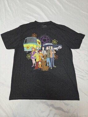Dark Gray Scooby-Doo & Supernatural Graphic Tee